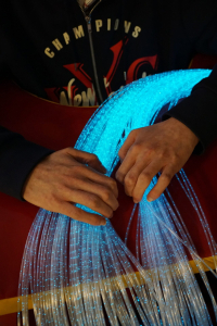 FiberGlow - 100 &scaron;ķiedras, 2m garums