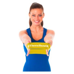Thera Band&reg; Cilpveida vingro&scaron;anas gumija (dzeltena) 30.5 cm